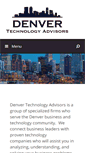 Mobile Screenshot of denvertechnologyadvisors.com